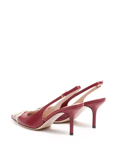 Valentino Garavani Bepointy Pointed Toe Slingback Pump In Red