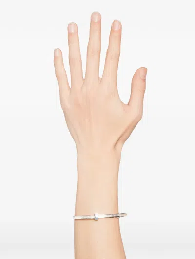 Ambush Textured Bracelet In Silver