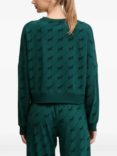 Hugo Boss All-over Print Sweater In Multi