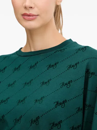 Hugo Boss All-over Print Sweater In Multi