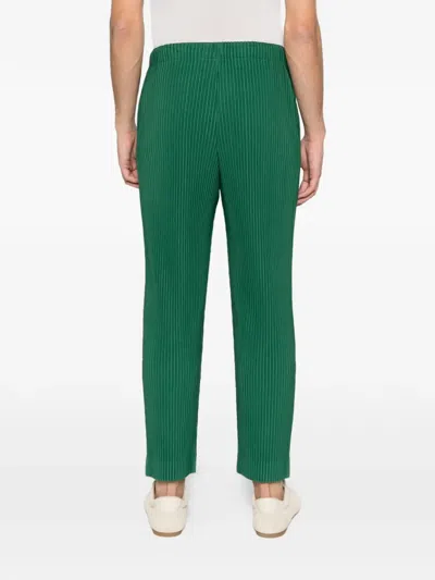 Issey Miyake Pleated Straight-leg Trousers In Multi