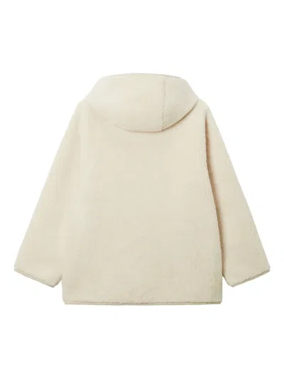 B+ab Patch-pocket Hooded Coat In Neutral