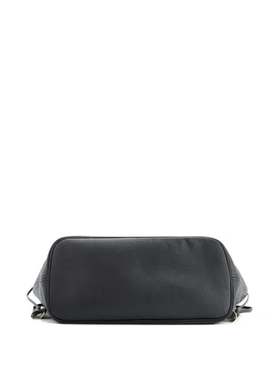 Pre-owned Louis Vuitton Neverfull Nm Bicolor Monogram Empreinte Giant Mm Tote Bag In Black