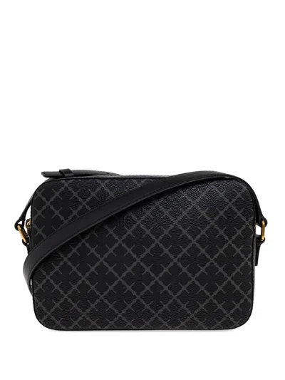 By Malene Birger Small Lolla Geometric-pattern Cross Body Bag In Black