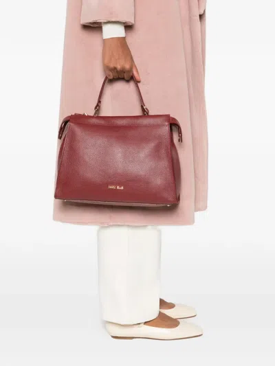 Marc Ellis Large Adele Tote Bag In Burgundy