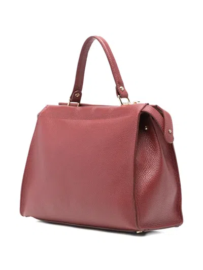 Marc Ellis Large Adele Tote Bag In Burgundy