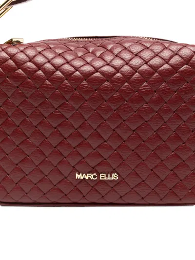 Marc Ellis Mavira Plot Tote Bag In Burgundy