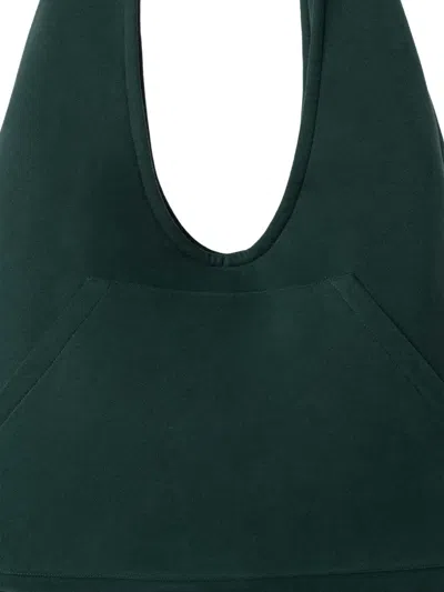 Sunnei Multitasking Sweatbag Embossed Shoulder Bag In Blue