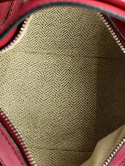 Pre-owned Loewe Puzzle Bag Leather Mini Crossbody Bag In Pink