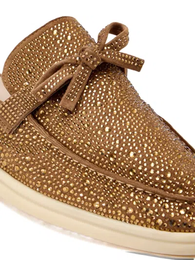 Nicoli Jezelinda Bow-detail Mules In Brown