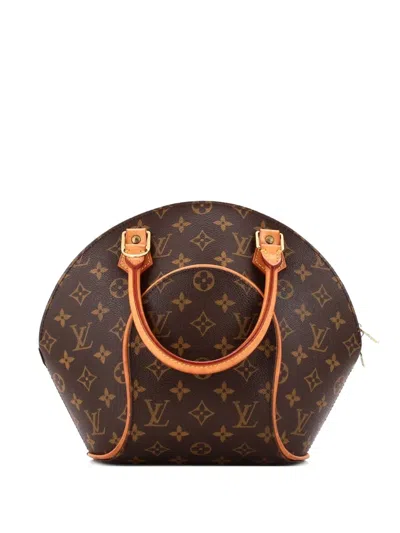Pre-owned Louis Vuitton Ellipse Bag Monogram Canvas Pm Satchel In Brown