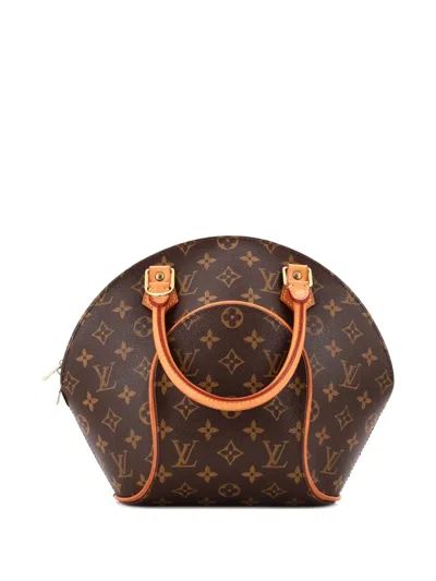 Pre-owned Louis Vuitton Ellipse Bag Monogram Canvas Pm Satchel In Brown