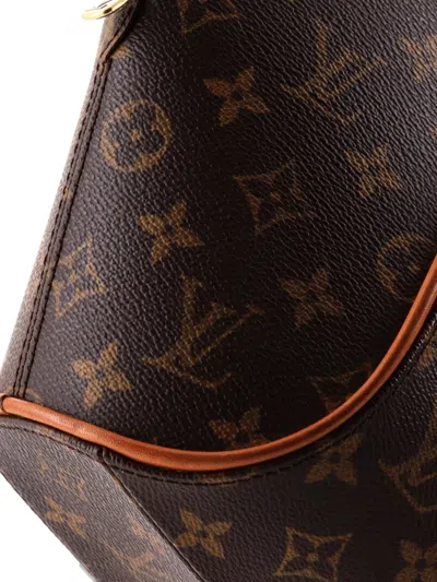Pre-owned Louis Vuitton Ellipse Bag Monogram Canvas Pm Satchel In Brown