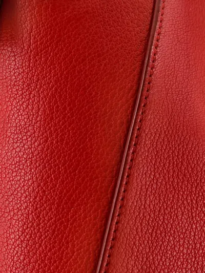 Pre-owned Givenchy Antigona Bag Leather Small Satchel In Red