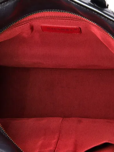 Pre-owned Chanel Gabrielle Shopping Quilted Calfskin Medium Tote Bag In Black