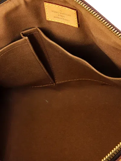 Pre-owned Louis Vuitton Tivoli Handbag Monogram Canvas Pm Satchel In Brown