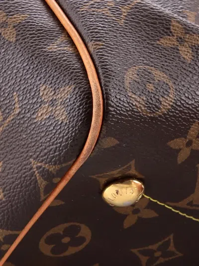 Pre-owned Louis Vuitton Tivoli Handbag Monogram Canvas Pm Satchel In Brown