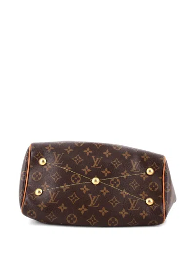 Pre-owned Louis Vuitton Tivoli Handbag Monogram Canvas Pm Satchel In Brown