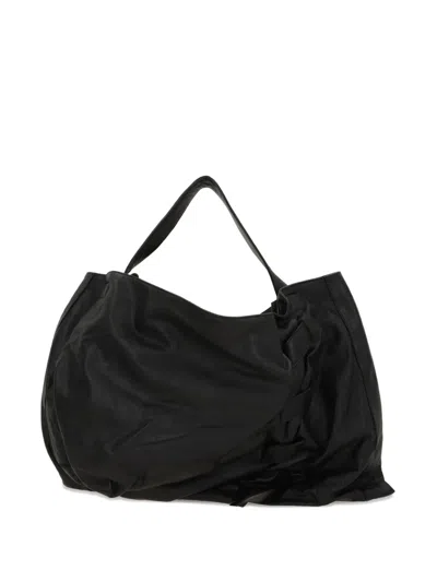 Discord Yohji Yamamoto Gathered Tote Bag In Orange
