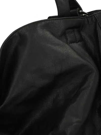 Discord Yohji Yamamoto Gathered Tote Bag In Orange