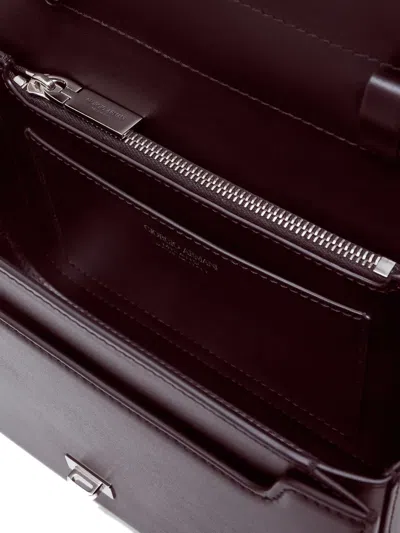 Giorgio Armani Small X 10 Corso Como Push-lock Shoulder Bag In Pattern