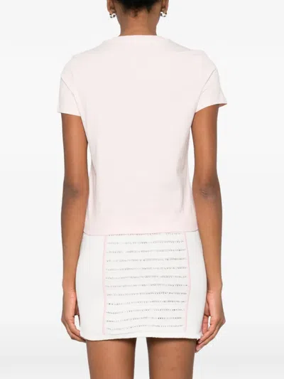 Casablanca Graphic Cotton T-shirt In Pink