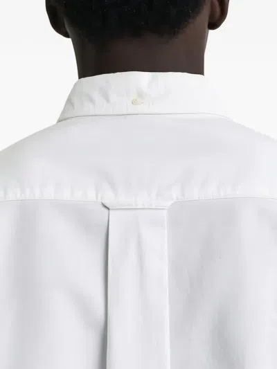Gant Pocket Long-sleeve Shirt In White