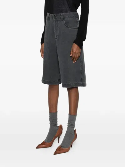 Tela D. Bristol Denim Shorts In Blue