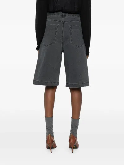 Tela D. Bristol Denim Shorts In Blue