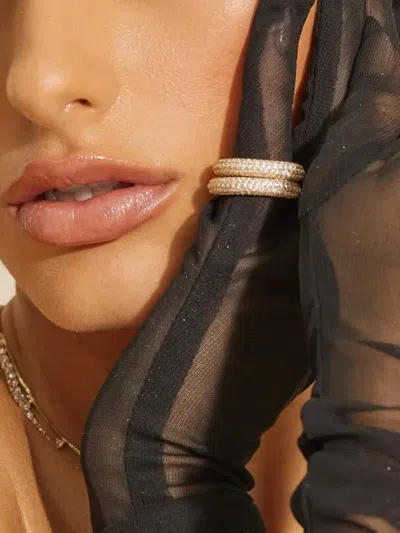 Luv Aj Pave Amalfi Ring In Gold