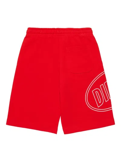 Diesel Pcircle Logo-detail Shorts In Multi