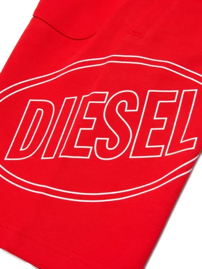Diesel Pcircle Logo-detail Shorts In Multi