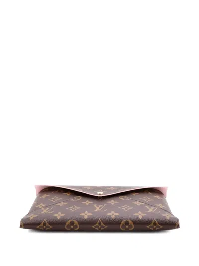 Pre-owned Louis Vuitton Kirigami Pochette Monogram Canvas Gm Pouch In Brown
