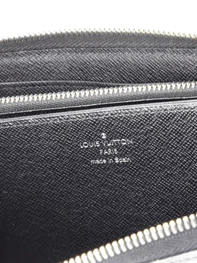 Pre-owned Louis Vuitton Zippy Wallet Epi Leather Small Wallets In Black