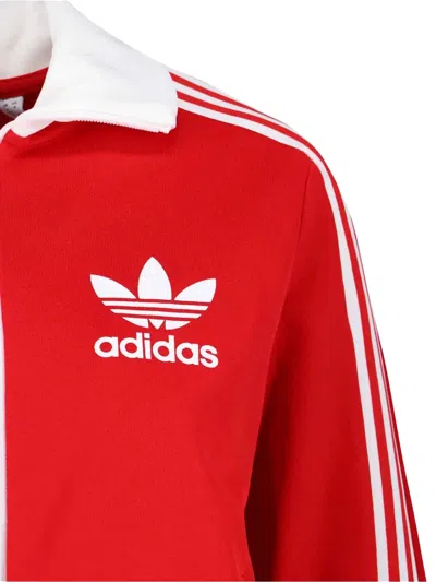 Adidas Originals Originals Classic Track Jacket In Red