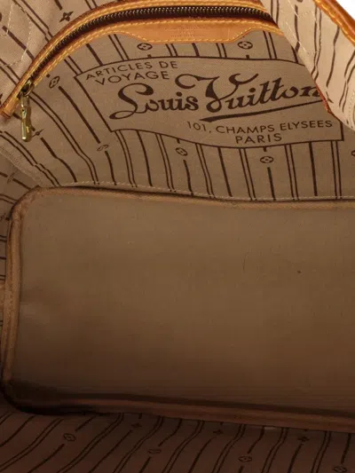 Pre-owned Louis Vuitton Neverfull Monogram Canvas Mm Tote Bag In Brown