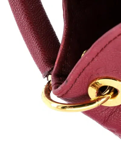 Pre-owned Louis Vuitton Artsy Handbag Monogram Empreinte Leather Mm Hobo Bag In Red