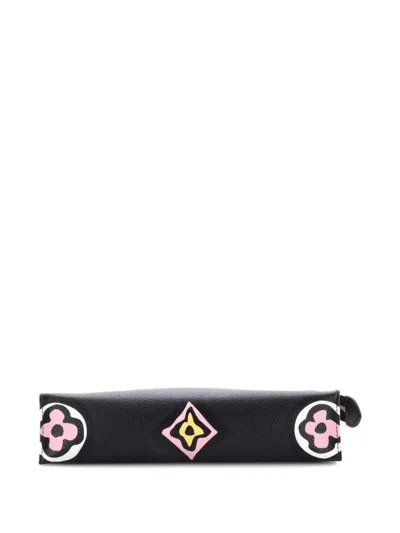 Pre-owned Louis Vuitton Toiletry Wild At Heart Monogram Giant 26 Pouch In Black