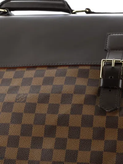 Pre-owned Louis Vuitton West End Handbag Damier Gm Satchel In Brown