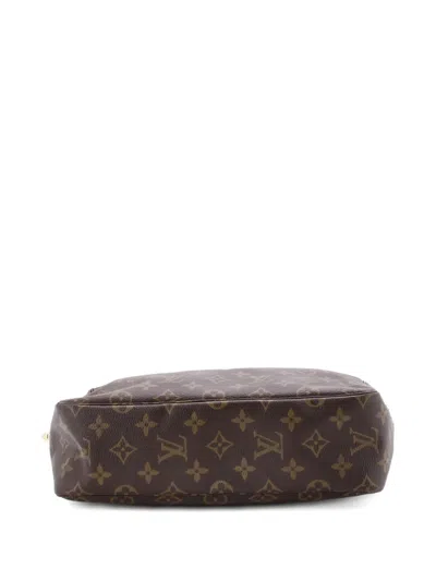 Pre-owned Louis Vuitton Trousse Toiletry Monogram Canvas 28 Pouch In Brown