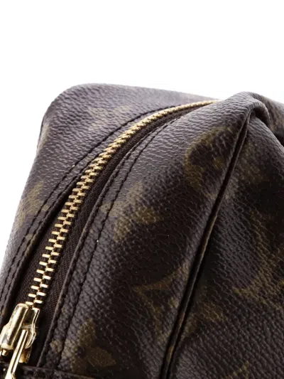Pre-owned Louis Vuitton Trousse Toiletry Monogram Canvas 28 Pouch In Brown