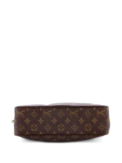 Pre-owned Louis Vuitton Trousse Toiletry Monogram Canvas 28 Pouch In Brown