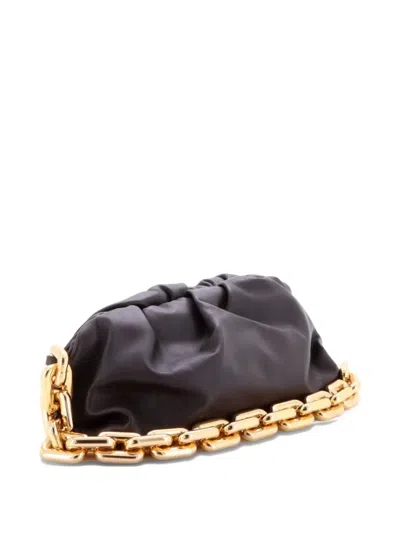 Pre-owned Bottega Veneta The Chain Pouch Leather Shoulder Bag In Brown