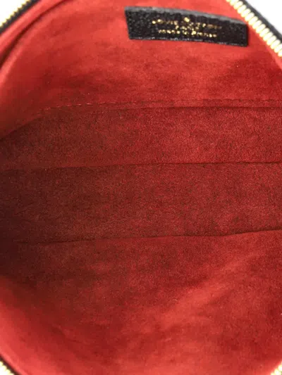 Pre-owned Louis Vuitton Multi Pochette Accessoires Bicolor Monogram Empreinte Giant Large Pouch In Black