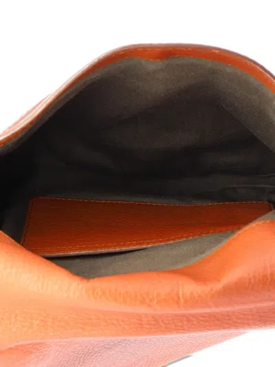 Pre-owned Chloé Marcie Leather Medium Crossbody Bag In Brown