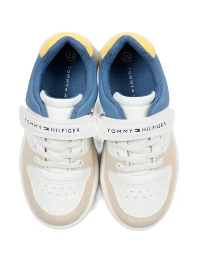 Tommy Hilfiger Junior Logo-detailed Sneakers In Multi