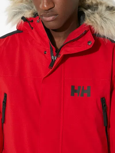 Helly Hansen Trimmed-hood Parka In Multi