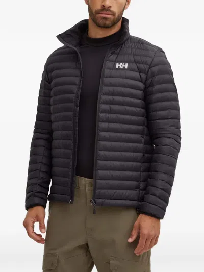 Helly Hansen Logo-detail Padded Jacket In Black