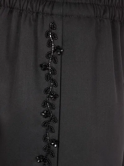 Golden Goose Sequin-embellishment Trousers In Black