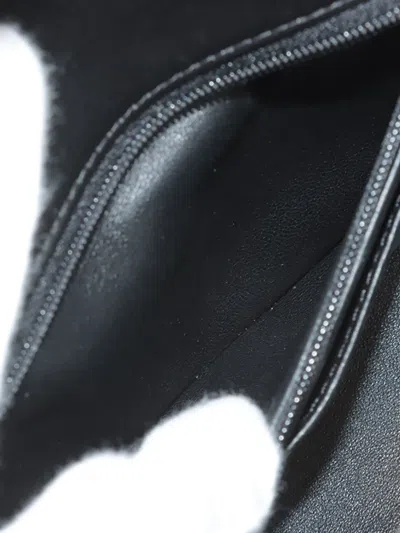 Pre-owned Chanel 2021-2025 Mini Rectangular Classic Patent Top Handle Flap Satchel In Black